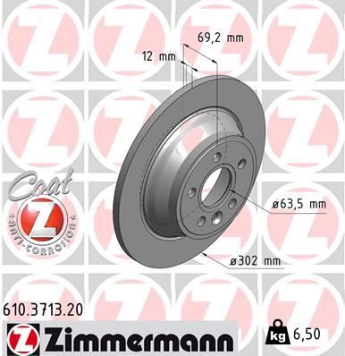 ARKA FREN DISK AYNASI VOLVO V70 III 07 D4 13 S80 II 2.0 3.2 /2.0TDI 08 XC70 06