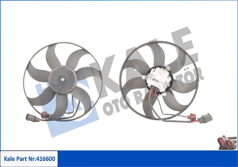 FAN MOTORU DAVLUMBAZSIZ SOL CADDYIII 1.4-1.4 16V-1.6 04 GOLF V 1.4 TSI-1.6 FSI 03-08 220W-363mm