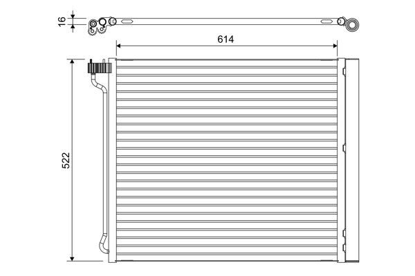 KLIMA RADYATORU BMW S63 N63 E70 E71 F15 F16 G05 G06