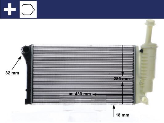 Kühlmittelkühler FIAT PANDA