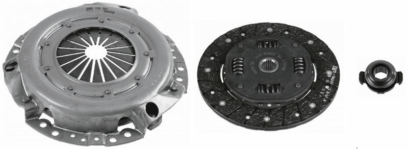 DEBRİYAJ SETİ PARTNER-P205-P306-P405-P406-BERLINGO-XSARA-ZX 1.9 D 98 XUD9A-MEK-BE3/5