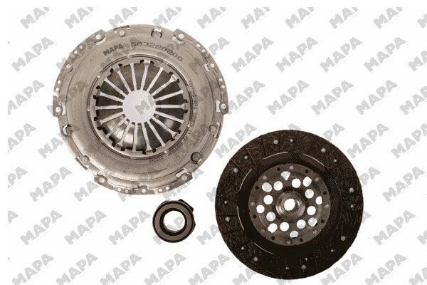 DEBRİYAJ SETİ CADDY III-GOLF V-VI-JETTA III-A3-ALTEA-LEON 1.6TDI-1.9TDI 09 BKC.BLS.BLS/F.BXE-CAYC