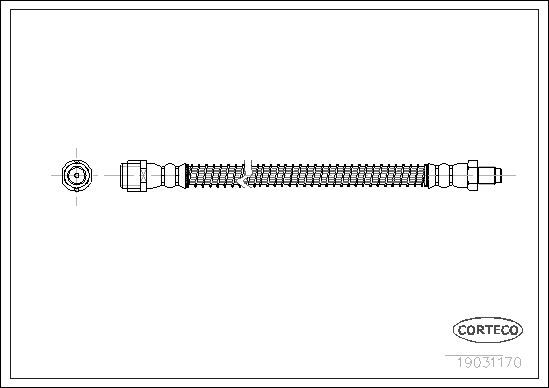FREN HORTUMU ARKA MERCEDES S-CLASS W220 98 05