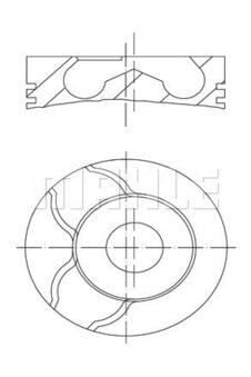 PISTON SEGMAN 040 DUCATO III IVECO DAILY-KARSAN JEST 2.3JTD C13 F1A EURO5 MOTOR 11 14