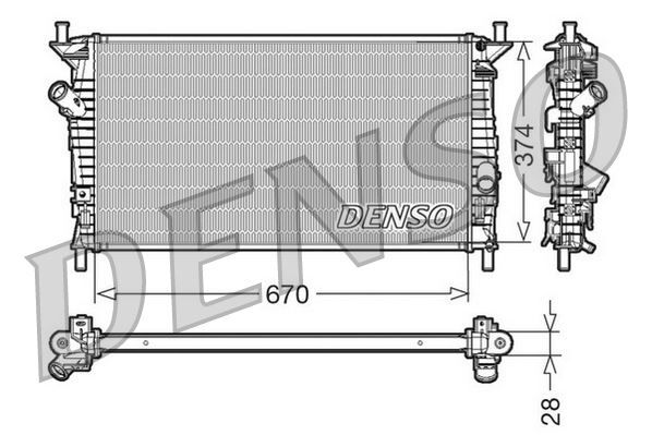 RADİATOR. ENGİNE COOLİNG CITRO N BERLINGO MF 96-11
