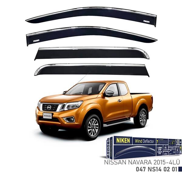 KROMLU CAM RÜZGARLIĞI NISSAN NAVARA 2015- 4LÜ