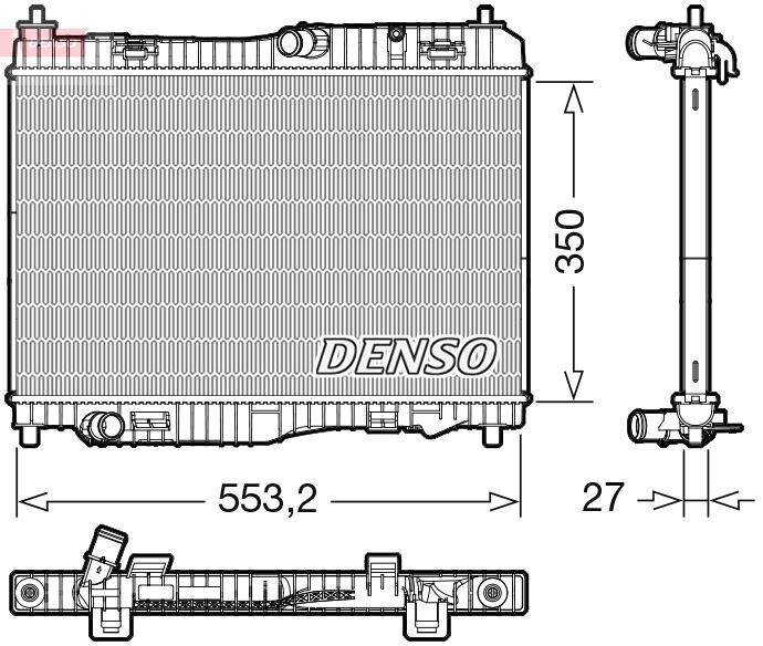 RADİATOR. ENGİNE COOLİNG FORD B-MAX 12-