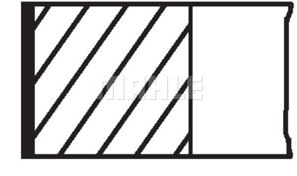 SEGMAN 78.00MM STD R9 R11 1.6D 83- F8M