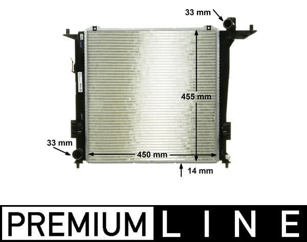 Kühlmittelkühler KIA CEED 2.0D