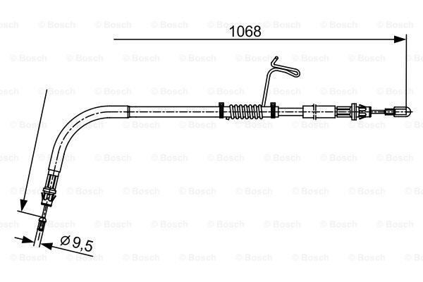 FREN TELİ TOURNEO CUSTOM FT 300 2.2 TDCİ 09.2012 - 12.2017; TRANSİT CUSTOM FT 250 1987482544