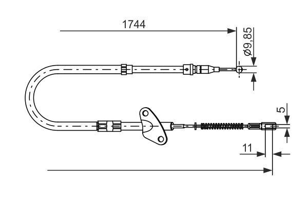 FREN TELİ. 1760 MM