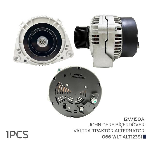 ALTERNATÖR 12V 150A JONH DERE BİÇERDÖVER VALTRA TRAKTÖR