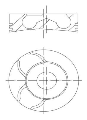 PİSTON COMPLETE 80.01 MM RENAULT