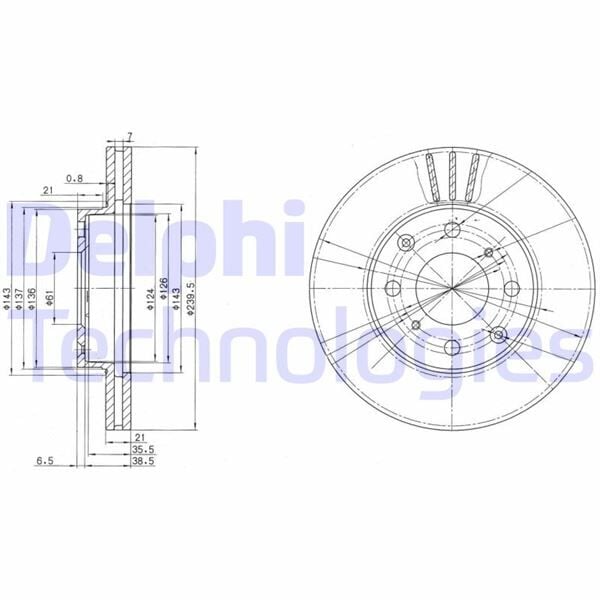 FREN DİSKİ ÇİFTLİ PAKET . DELİKLİ ÖN HONDA CIVIC 01/1992 12/1997