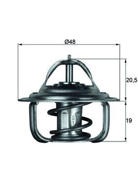 TERMOSTAT 71C ASTRA F-ASTRA G-VECTRA A-B-CORSA A-B-KADETT C-D-E
