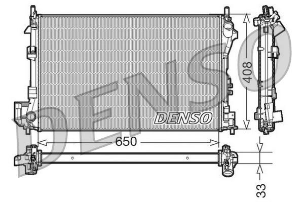 RADİATOR. ENGİNE COOLİNG FIAT CROMA 05-