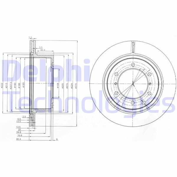 FREN DİSKİ ÇİFTLİ PAKET . DELİKLİ ARKA HYUNDAI TERRACAN 04/2003 06/2007