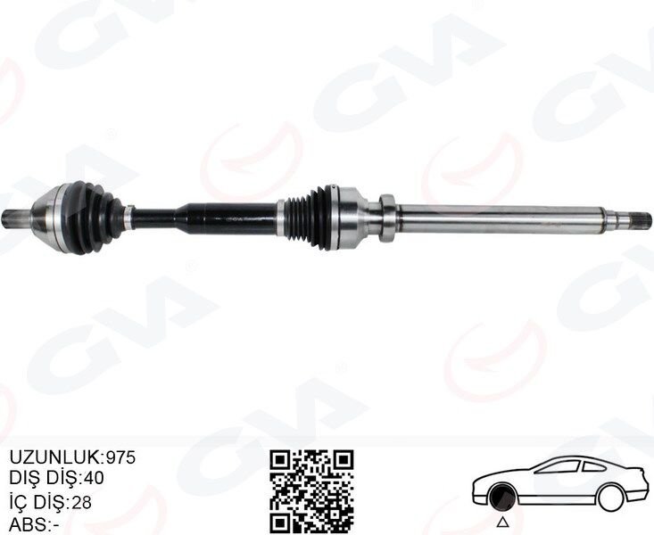 ÖN AKS KOMPLE SAG VOLVO XC60 I 10 15 D3-D4-T5-T6 XC60 II 15 D4 OTOMATİK ŞANZIMAN 8 VİTES