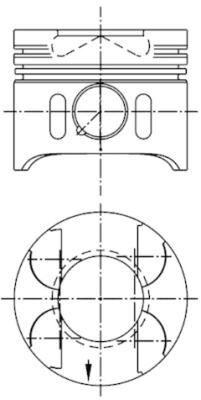 PISTON SEGMAN 0.50 88.51mm MERCEDES OM646 W203 C209 W211 W639 B901 B906 30 PIM