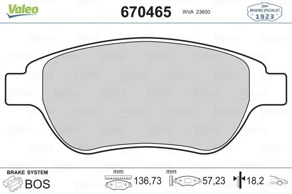 ÖN BALATA P207 06 P307 00 DOBLO 01 PARTNER 03 BERLINGO 00 C3 02 C4 04 XSARA 00