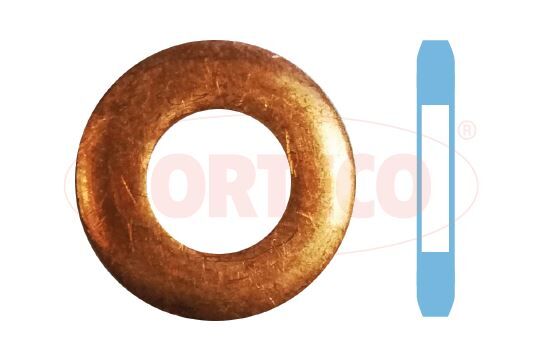CONTA HALKASI. NOZUL TUTUCU RI MET 7.30 15.00 1.96 COP 6 Seal Ring. nozzle holder