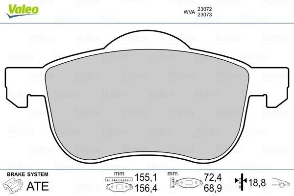 ÖN BALATA VOLVO S60 00-10 S80 98-06 V70 97-07 XC70 00-07 S70 97-00