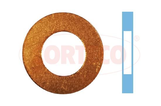 CONTA HALKASI. NOZUL TUTUCU RI MET 7.00 13.60 1.60 COP 4 Seal Ring. nozzle holder