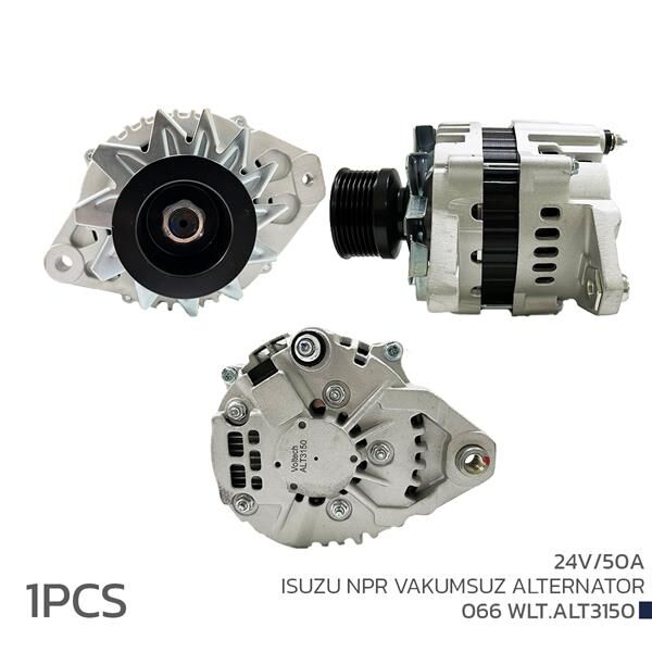 ALTERNATÖR 24V 50A ISUZU NPR VAKUMSUZ