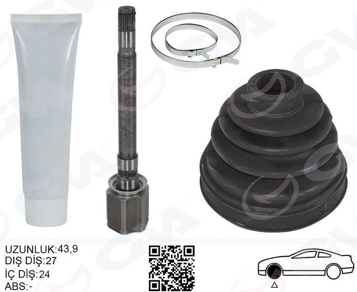 AKS MILI ÖN SAĞ DISCOVERY 3 L319 DISCOVERY 4 L319 R.R SPORT I L320 455MM