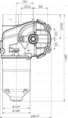 SİLECEK MOTORU 0390243610