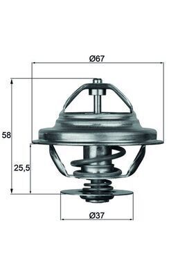 TERMOSTAT BMW E21 E30 E28 E34 M20 M21