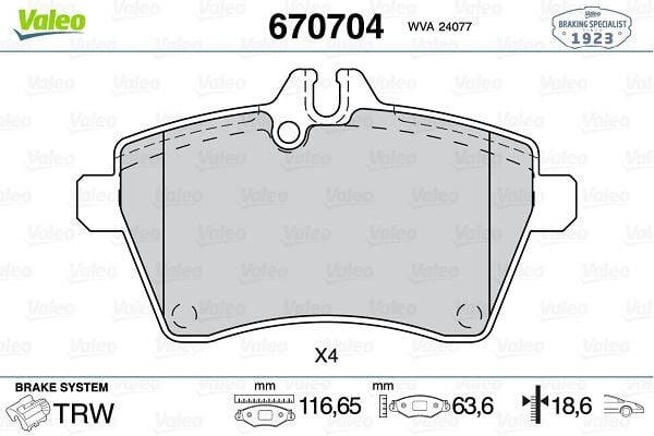 FREN BALATASI ON MERCEDES W169 W245