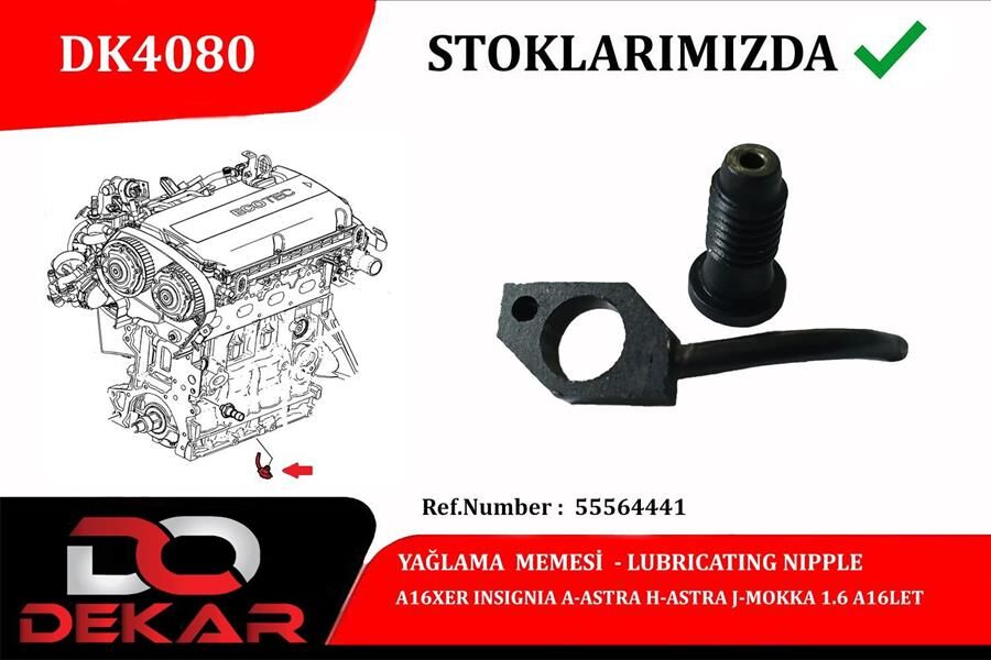 PISTON YAGLAMA JETI ASTRA J-INSIGNIA A