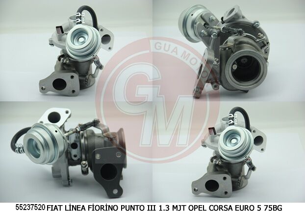 TURBO ŞARJ FIAT FIORINO 07 LINEA 09 PUNTO 09 GRANDE PUNTO 05 11 1.3D MTJ E5 OPEL CORSA 1.3 CDTI A13DTC PSA BIPPER-NEMO 1.3HDI 10 EURO5