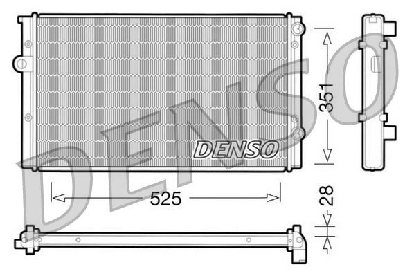 RADİATOR. ENGİNE COOLİNG VW PASSAT 3A2. 35I 88-97