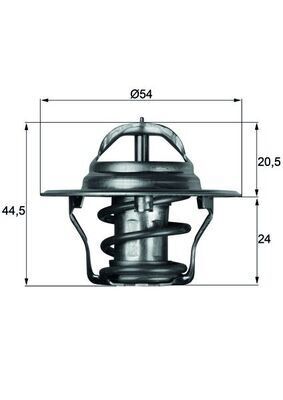 TERMOSTAT 12 J DEFENDER L316 2.5 D 90 94 RANGE ROVER I 3.5 VOGUE 81 90 110/127 LDH 83 90