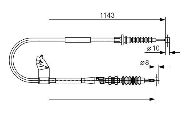 FREN TELİ. 1143 MM