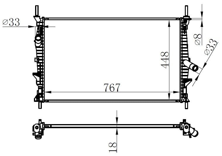 MOTOR SU RADYATORU TRANSIT TUORNEO CUSTOM V362 V363 2.2TDCI 100PS 125PS 135PS 140PS 155PS 12