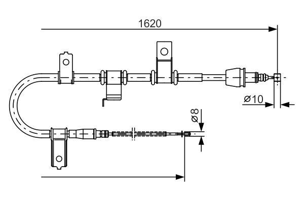 FREN TELİ. 1620 MM