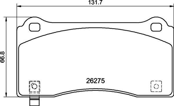FREN BALATASI ON TESLA MODEL 3 5YJ3 2020 MODEL Y 5YJY 2019