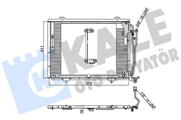 KLIMA RADYATORU MERCEDES W202 S202 W210