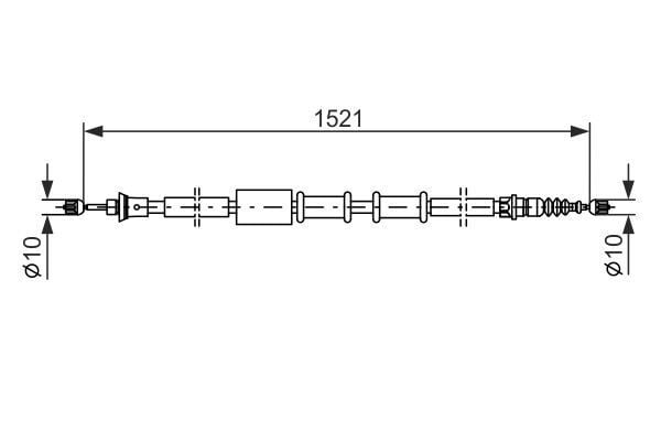 FREN TELİ. 1506 MM