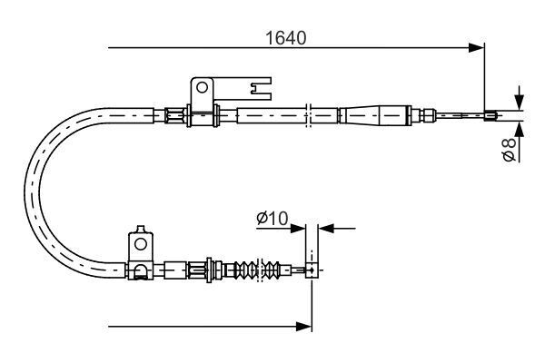 FREN TELİ. 1640 MM