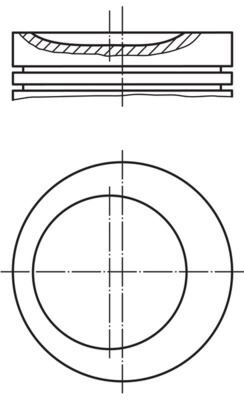PİSTON COMPLETE 83.9 MM MERCEDES-BENZ