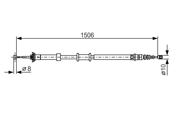 FREN TELİ. 1506 MM