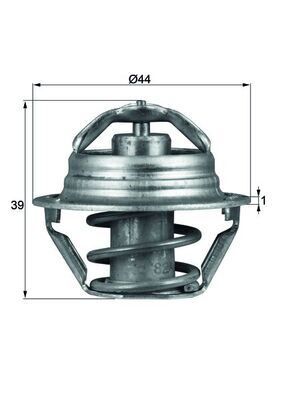TERMOSTAT CHEVROLET KALOS AVEO 1.2 8V 16V SPARK-MATIZ 0.8 05 11
