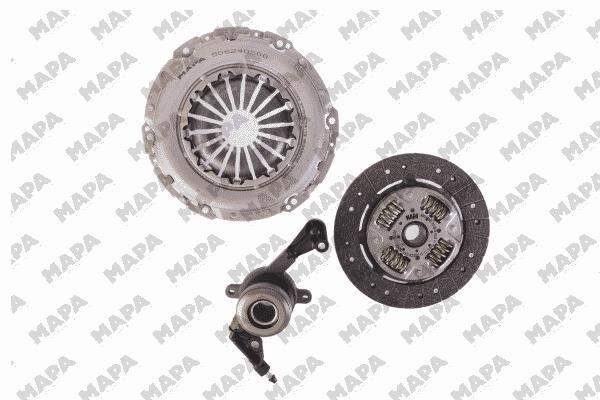 DEBRİYAJ SET HİDROLİK RULMANLI VW CRAFTER 2.5 TDI BJK MOTOR 109 HP CSC 3000990204--624327833