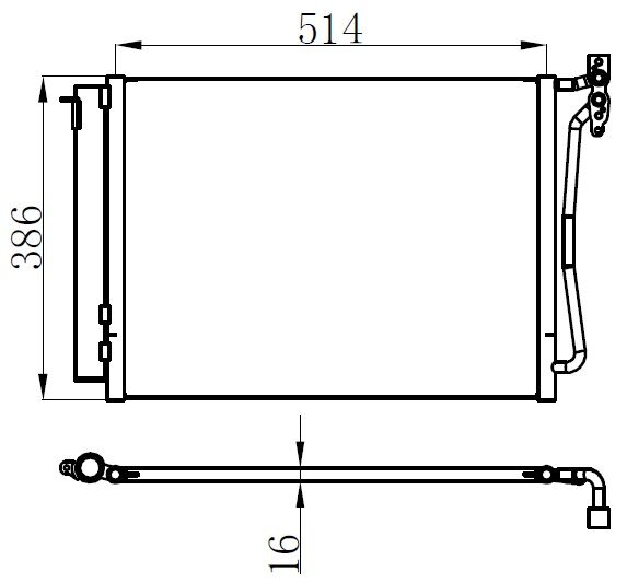 KLIMA RADYATORU BMW M54 M57 N X5 E53