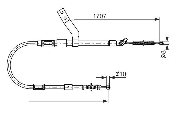 FREN TELİ. 1707 MM