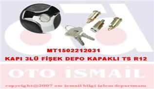 KAPI 3LÜ FİŞEK DEPO KAPAKLI TS R12 METAL